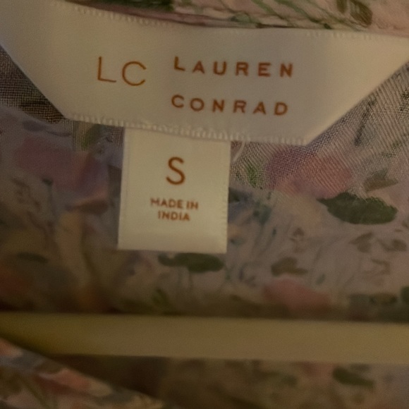 🚫SOLD🚫 LC Lauren Conrad Floral Long Sleeve Blouse - Picture 6 of 16